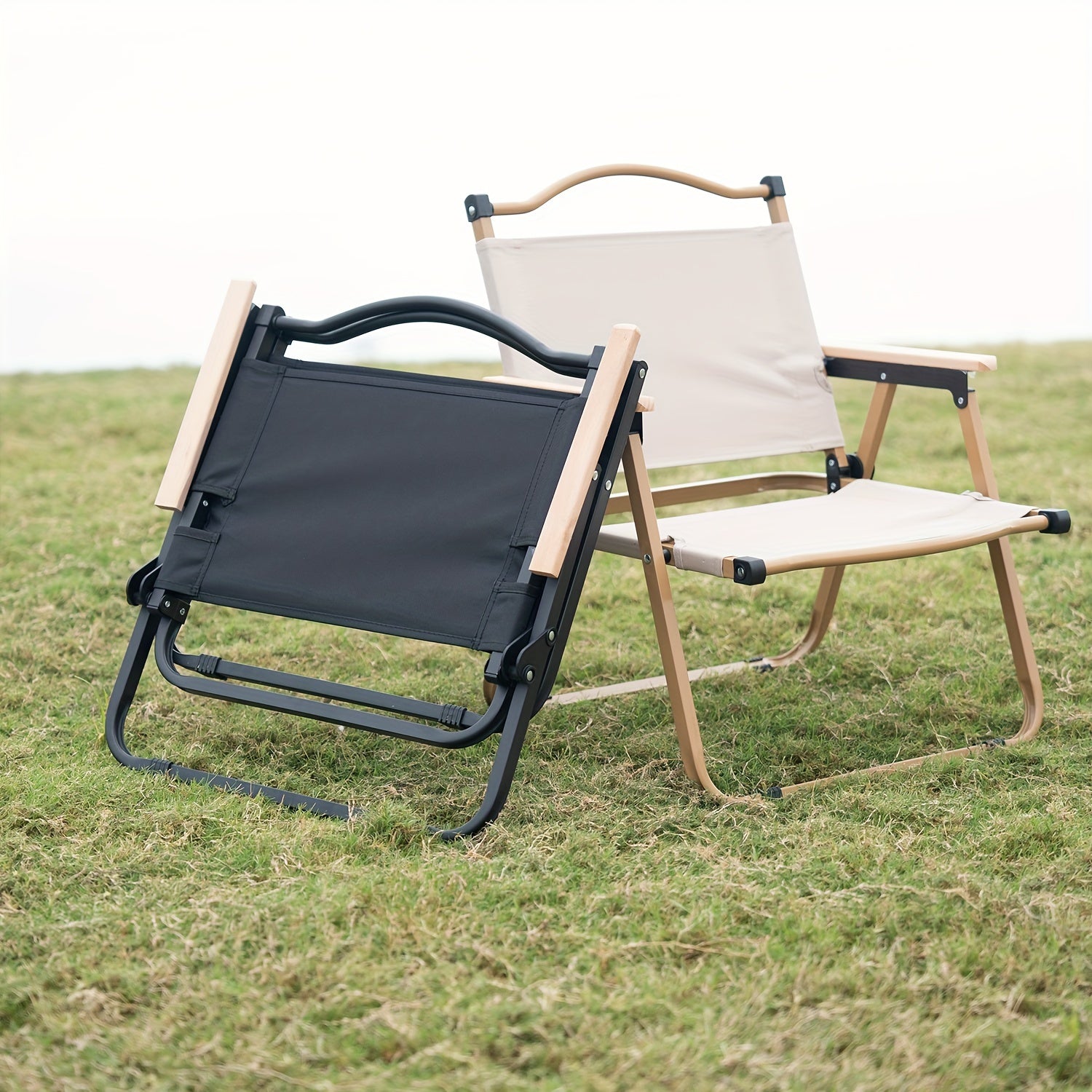 Sedia da Campeggio Portatile Pieghevole – Struttura in Alluminio Robusta e Seduta Confortevole