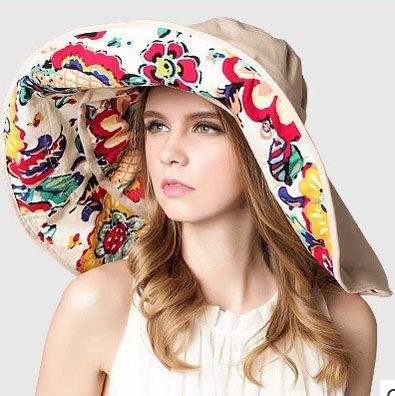 Cappello da Spiaggia Donna Leggero e Resistente al Sole con Visiera Larga – Cleofa