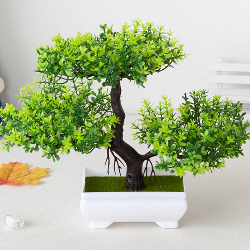 Albero Artificiale BlossomBonsai – Mini Bonsai Realistico con Fiori Rosa