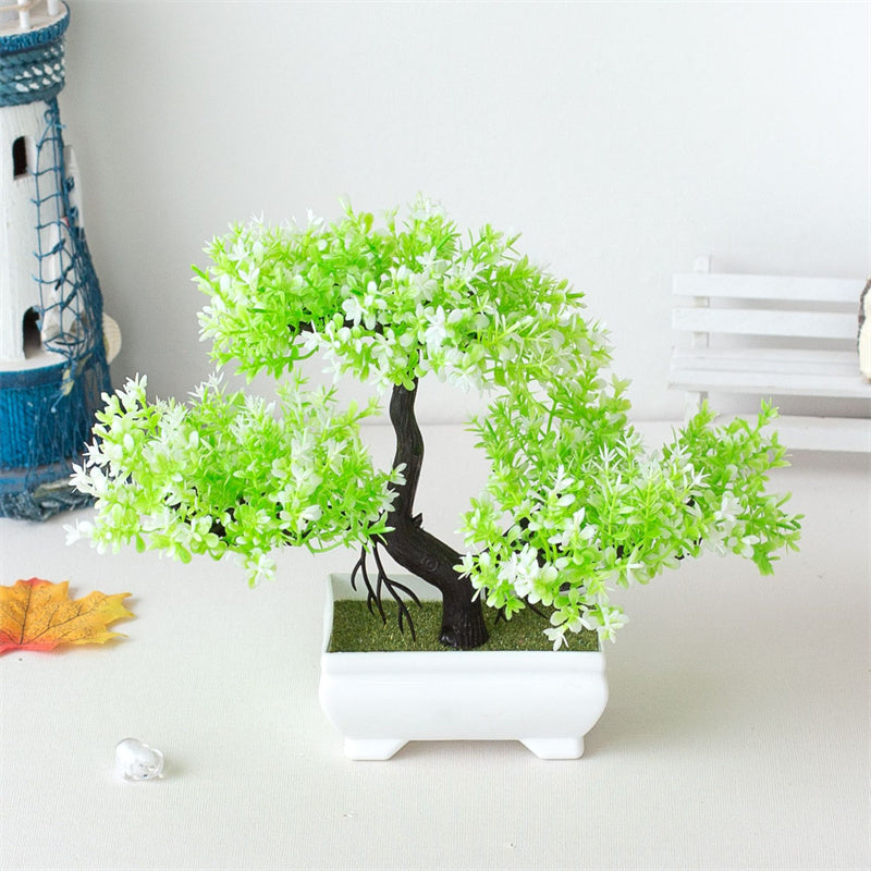 Albero Artificiale BlossomBonsai – Mini Bonsai Realistico con Fiori Rosa