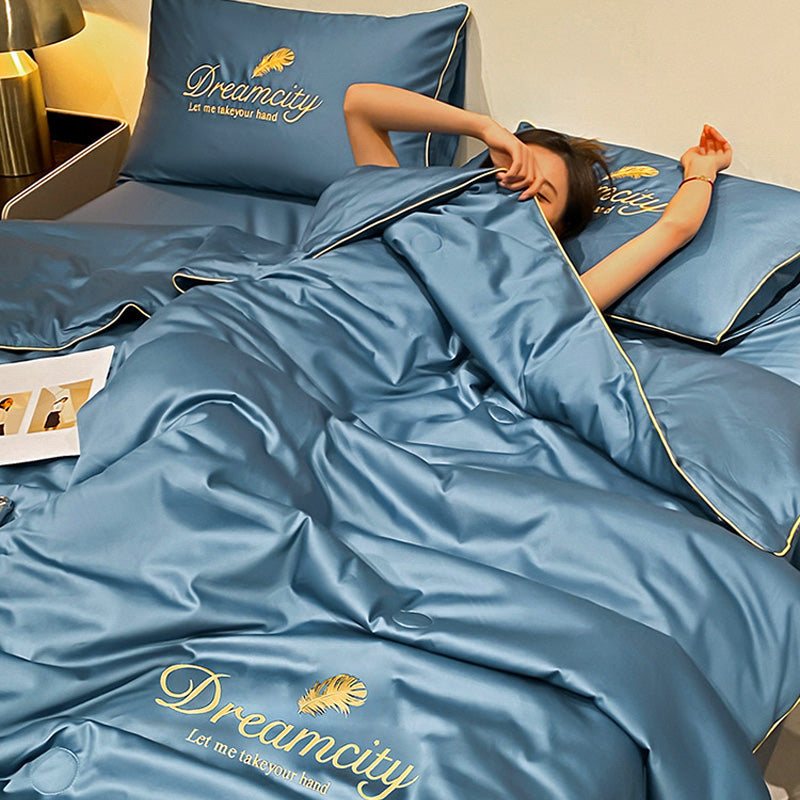 FrostEase Premium Cooling Bedding | Soluzione per il sonno leggera, traspirante e lavabile in lavatrice