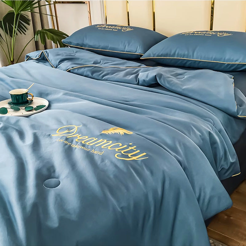 FrostEase Premium Cooling Bedding | Soluzione per il sonno leggera, traspirante e lavabile in lavatrice