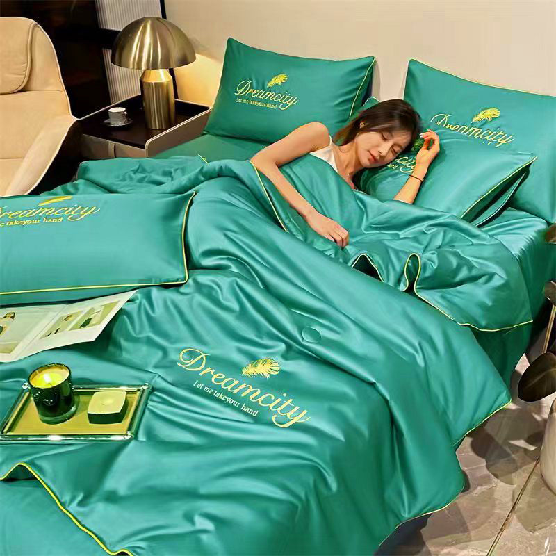 FrostEase Premium Cooling Bedding | Soluzione per il sonno leggera, traspirante e lavabile in lavatrice