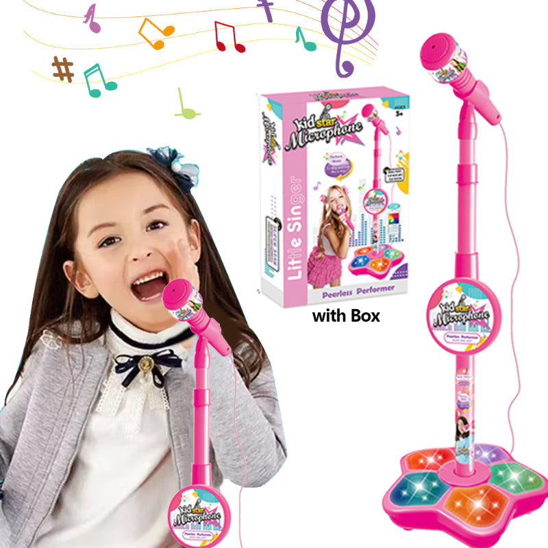Microfono e Supporto Karaoke StarSound Kids – Interattivo ed Educativo