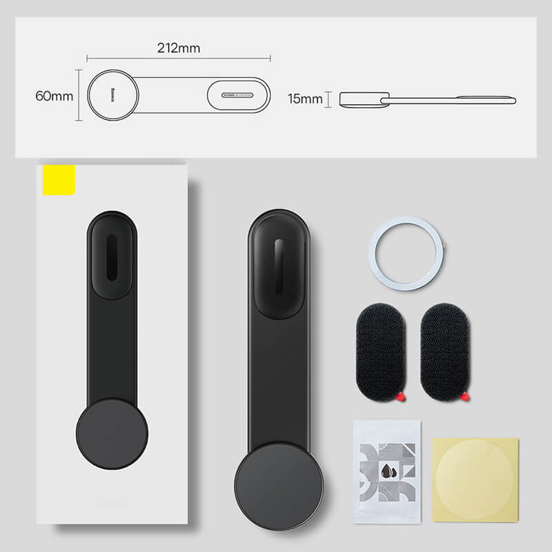 Supporto Magnetico per Telefono HoldMaster Premium | Caricatore Wireless e Supporto Regolabile per Auto