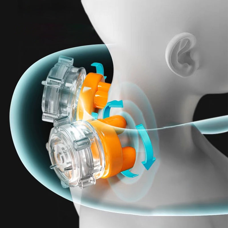 Cuscinetto Riscaldante Ricaricabile con Massaggio al Collo - CozyTherm