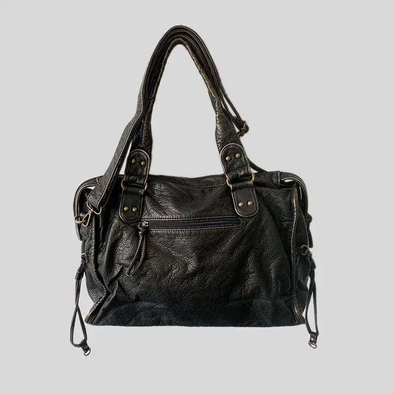 Borsa a Mano in Pelle Vintage Autunnale - Marisol