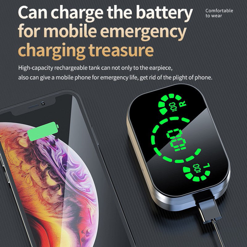 Cuffie Stereo Wireless con Custodia di Ricarica – Sportive, Comode e con Suono di Alta Fedeltà