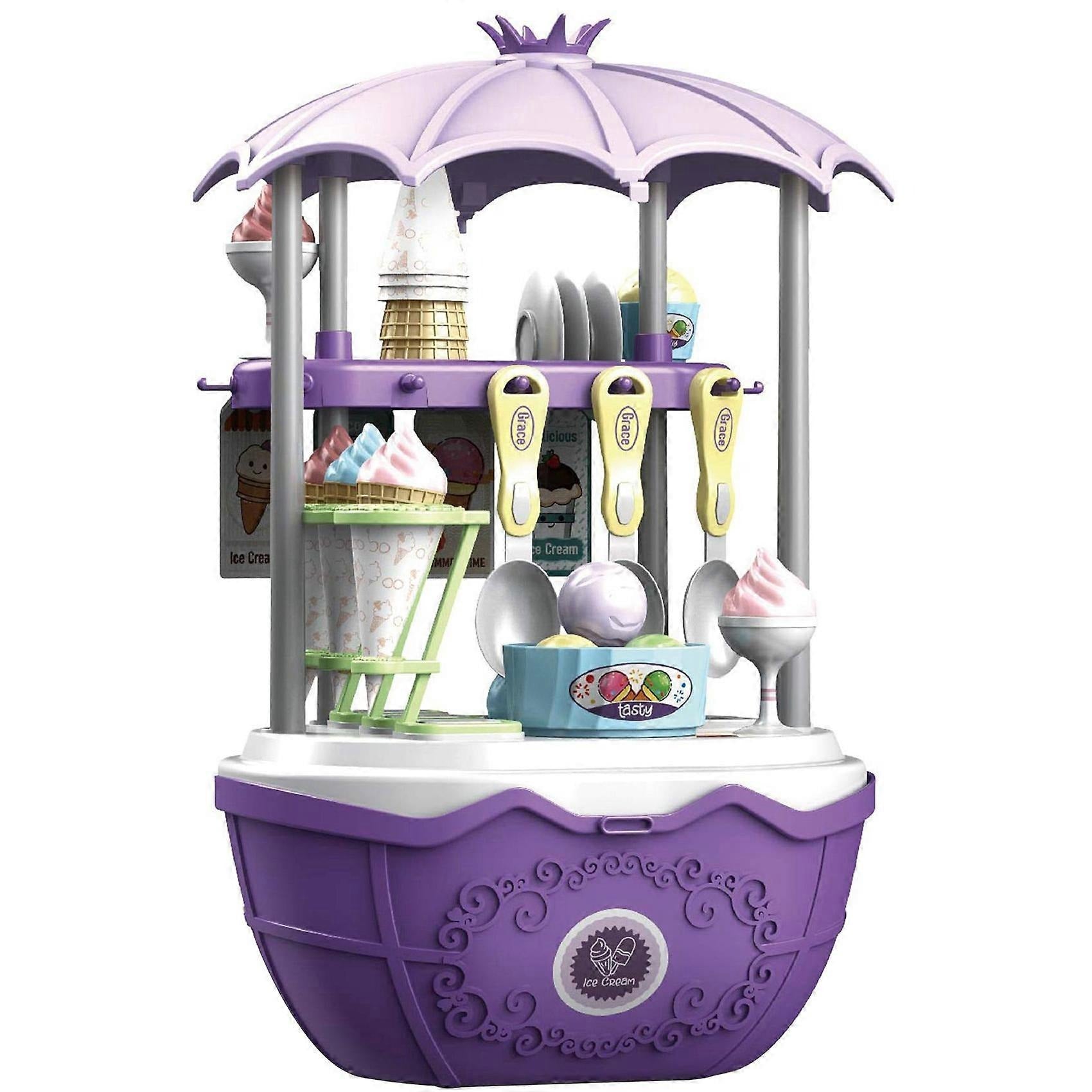 Candy Cart - Carrello dei Gelati Giocattolo con Accessori