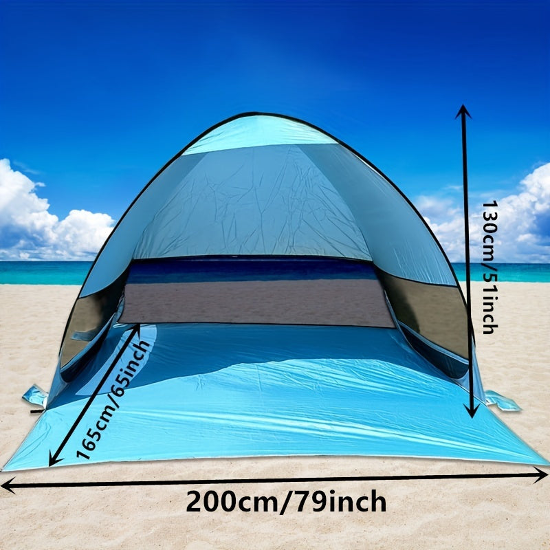 Tenda da Spiaggia Portatile per 2-3 Persone – Protezione UPF 50 e Design Leggero