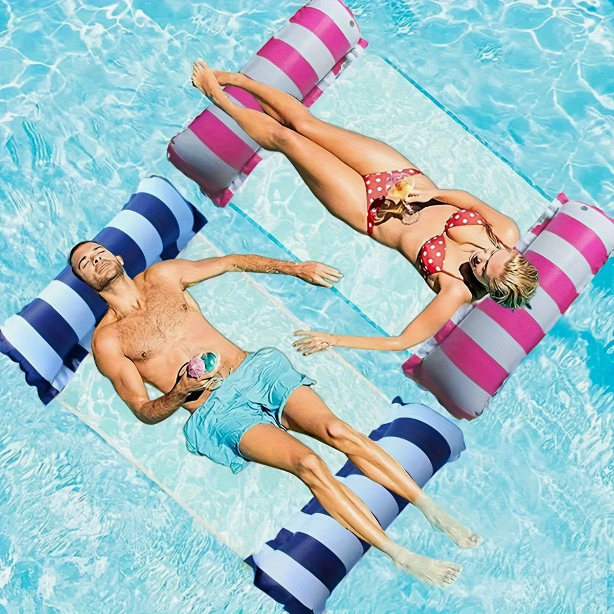 RelaxStrip Zattera Gonfiabile per Nuoto – Confortevole e Durevole per Divertimento in Acqua