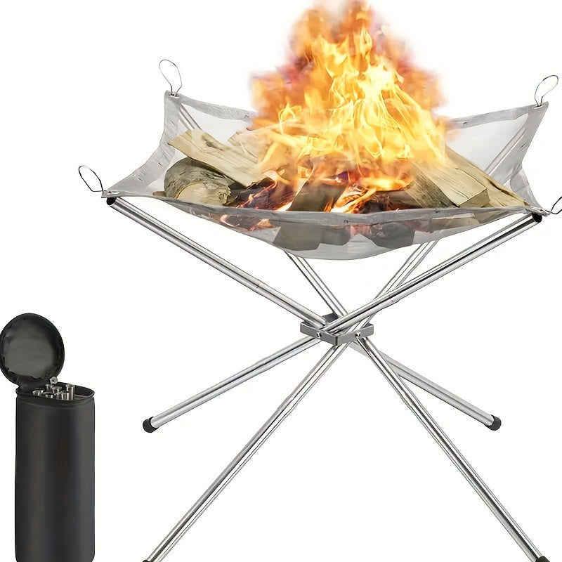 CampFire Compact Fire Pit – Portatile, Robusto e Pratico per Uso all'Aperto