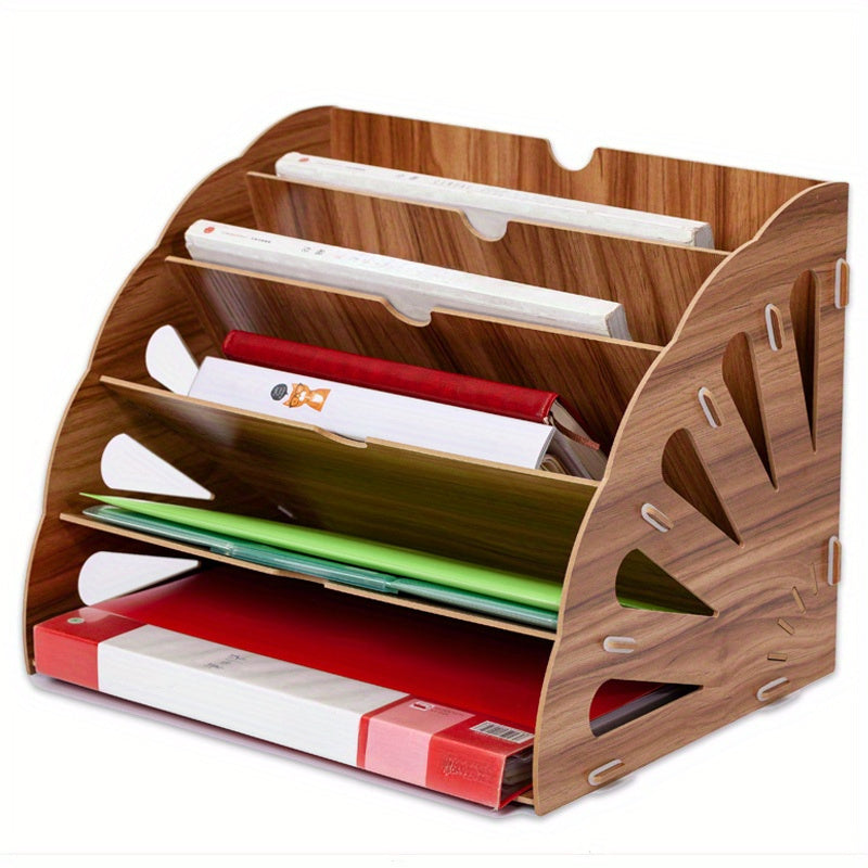 WoodFlow A4 Organizer – Stoccaggio Elegante per Ogni Scrivania