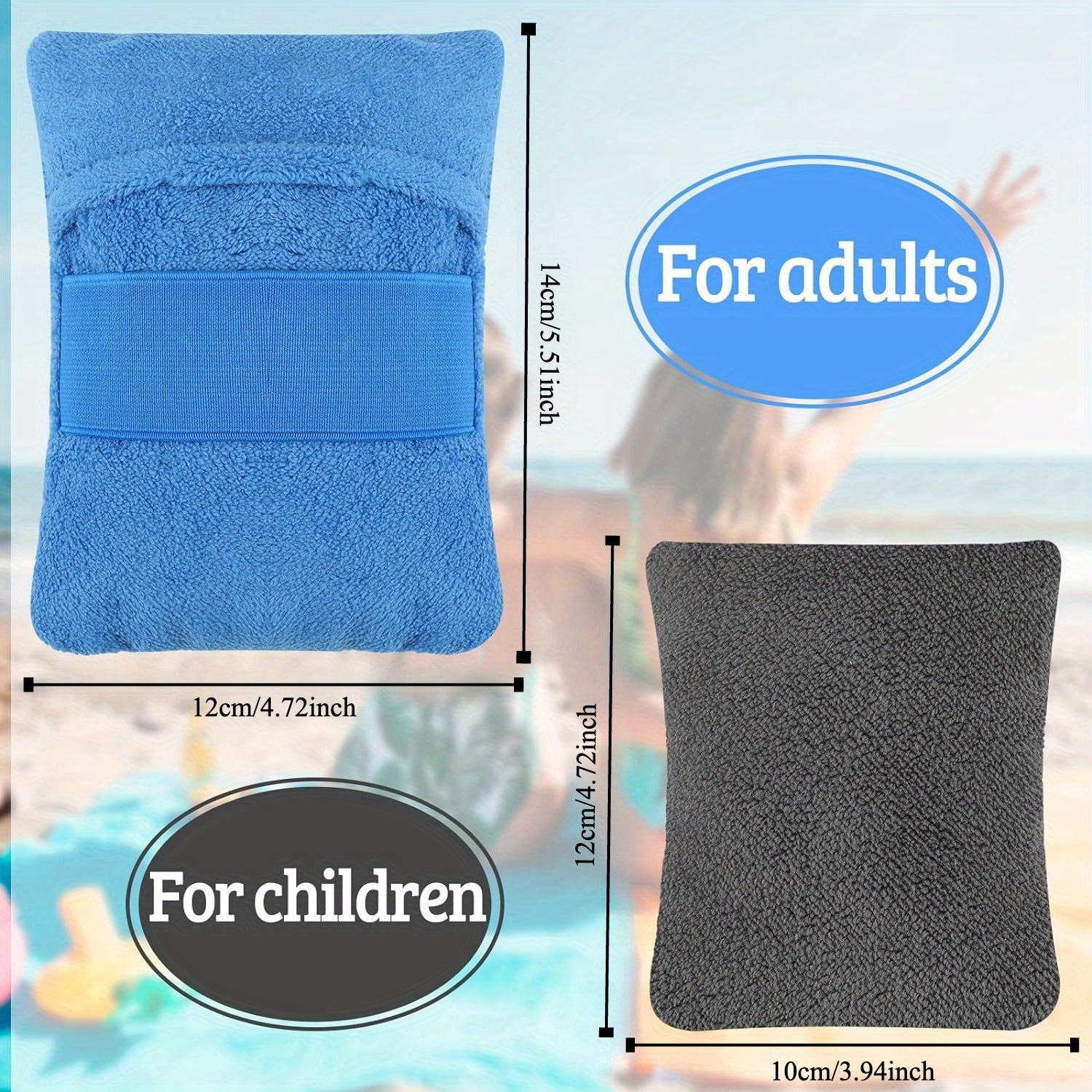 Borsa per Rimozione della Sabbia da Spiaggia – Rimozione Veloce della Sabbia con Fascia Elastica per Spiaggia e Vacanze