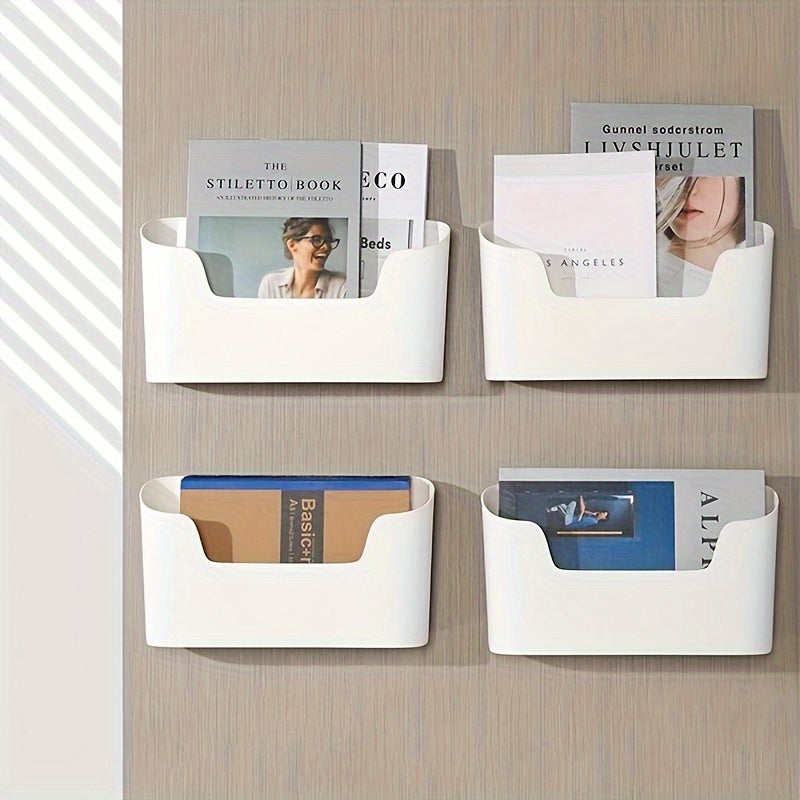 Set di Organizzatori da Parete a 2 Pezzi – Compatto e Pratico per Stoccaggio Immediato Senza Perforazioni