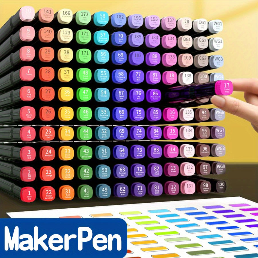 Set di Pennarelli a Base di Alcol TouchHero 168 Colori – Professionale e Versatile