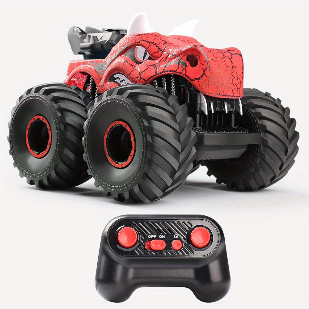 DinoBlaze Stunt Car - Spettacolare Monster Truck RC con Fumo e Luce