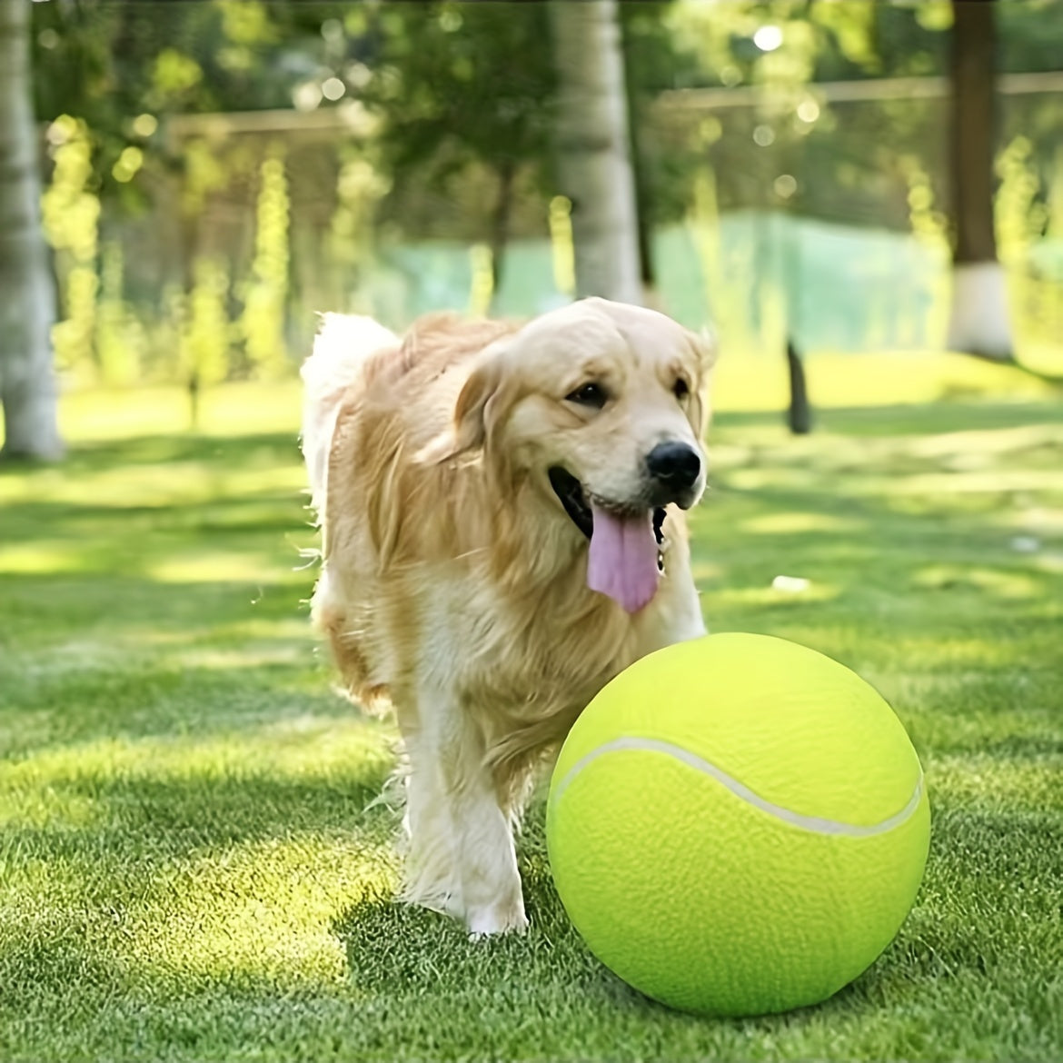Palla da Tennis Extra Durevole per Cani Grandi – Ideale per Gioco e Attività all'Aperto