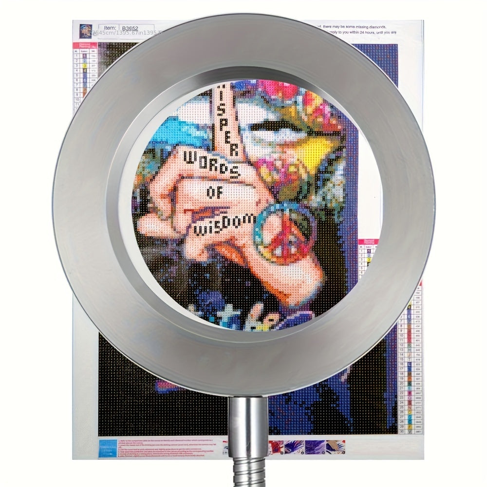 Lampada a ingrandimento LED con morsetto – Perfetta per lavori a mani libere e precisione