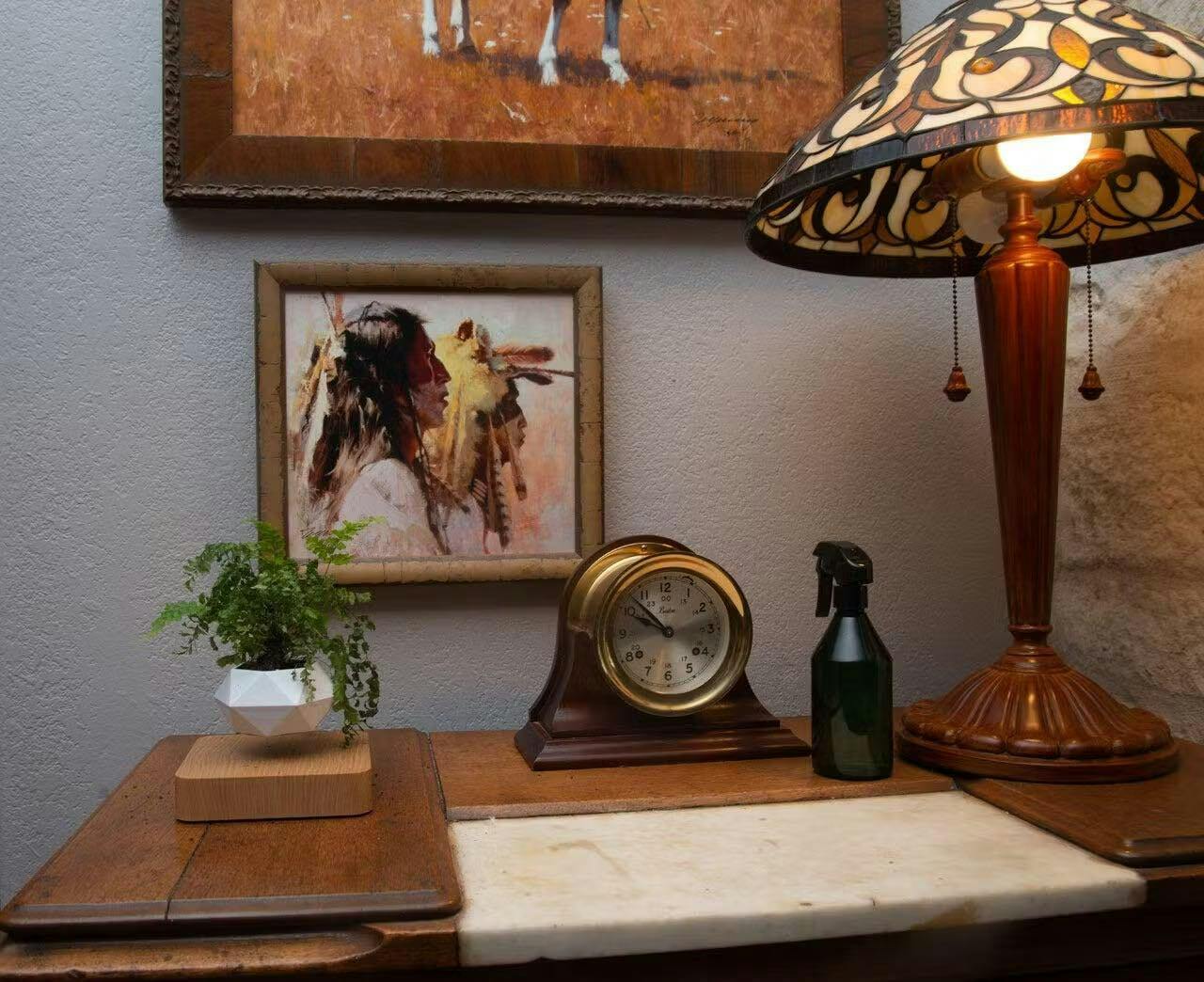 Porta Piante Fluttuante con Levitazione Magnetica - Liva