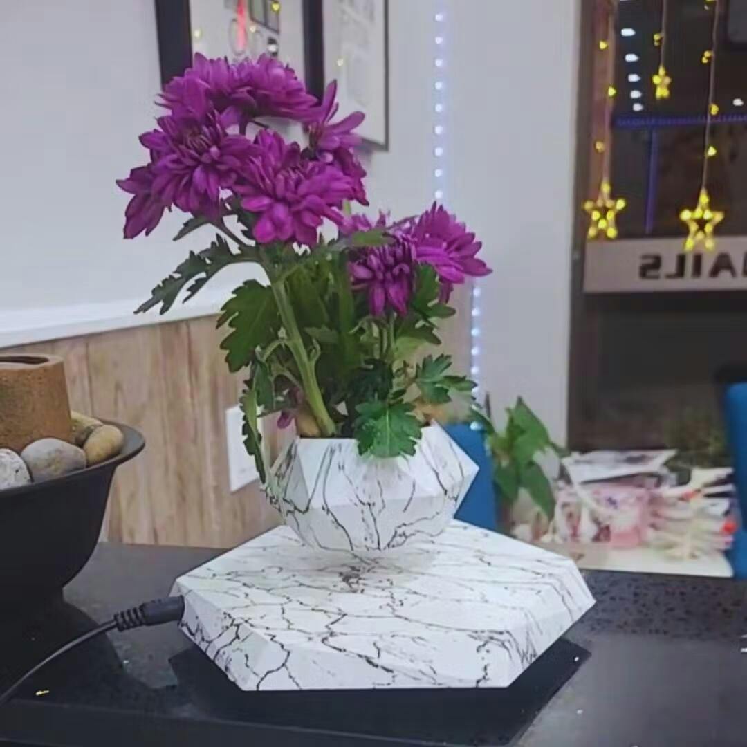 Porta Piante Fluttuante con Levitazione Magnetica - Liva