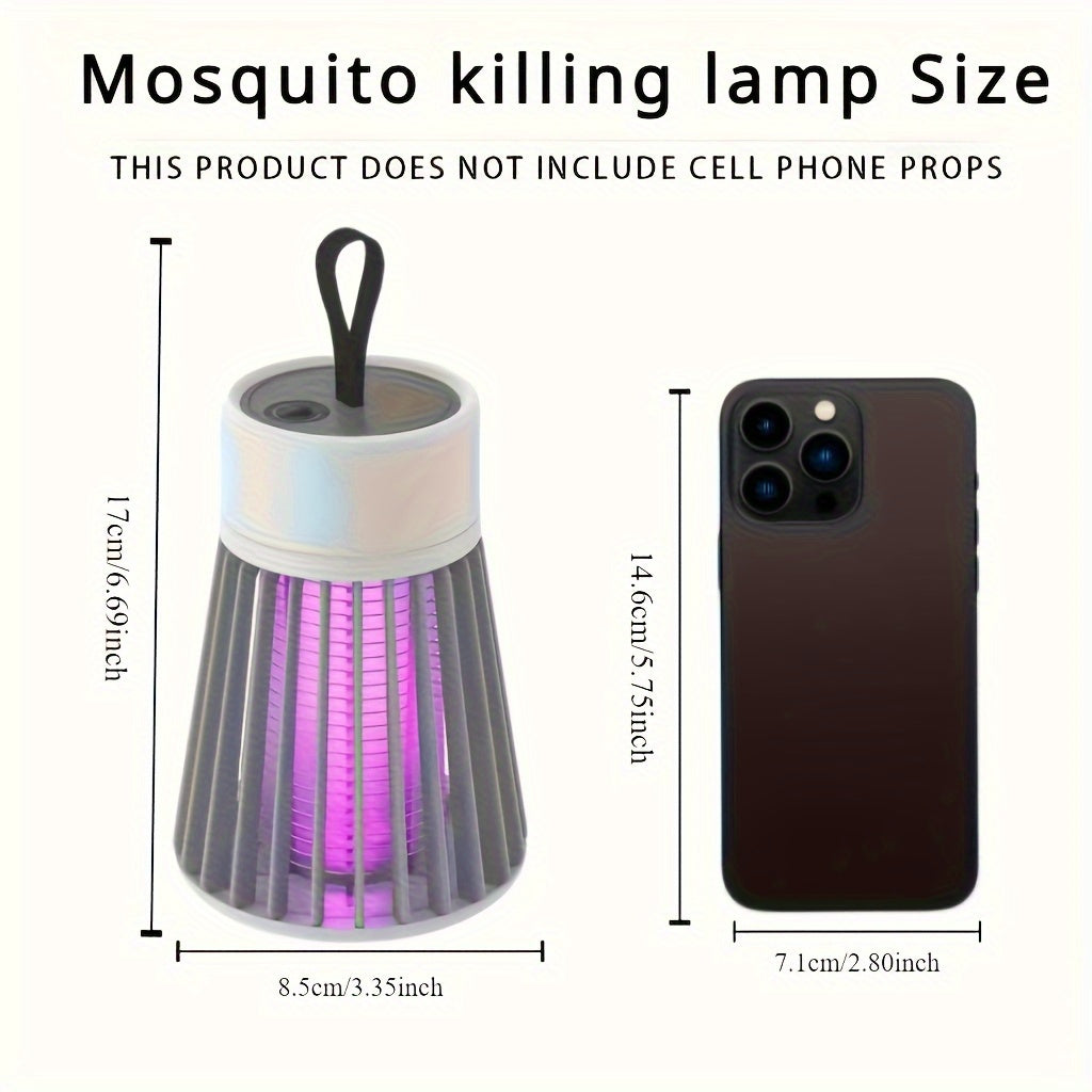 Lampada Mosquito Ricaricabile – Insetticida Elettrico a Scossa UV 360°