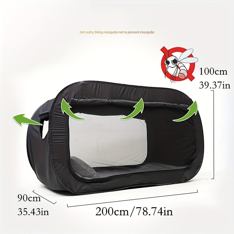 Letto a Tenda Pieghevole CozyNest – Protezione e Riposo a Portata di Mano