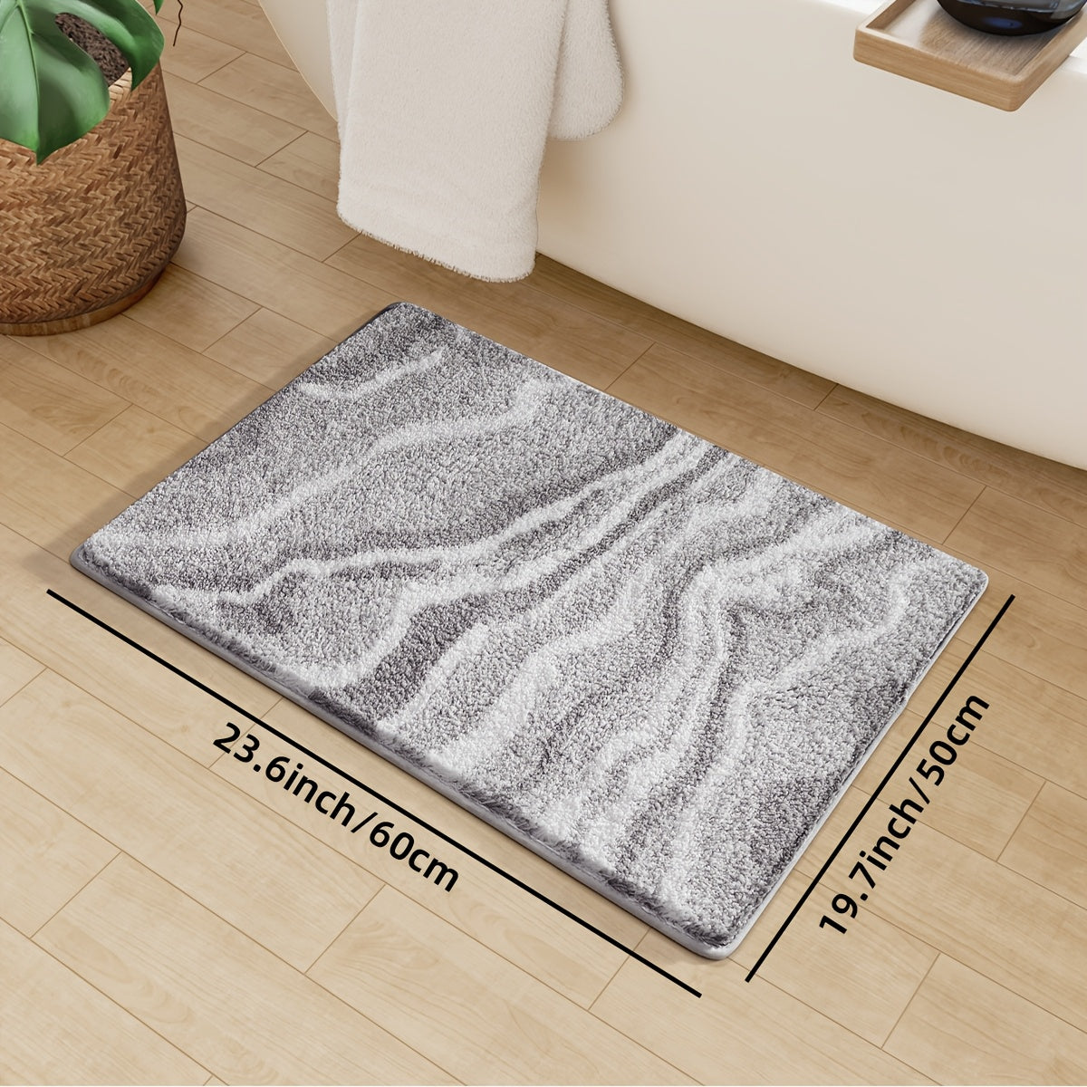 Tappetino da Bagno Morbido e Assorbente – Ideale per Bagno o Cucina