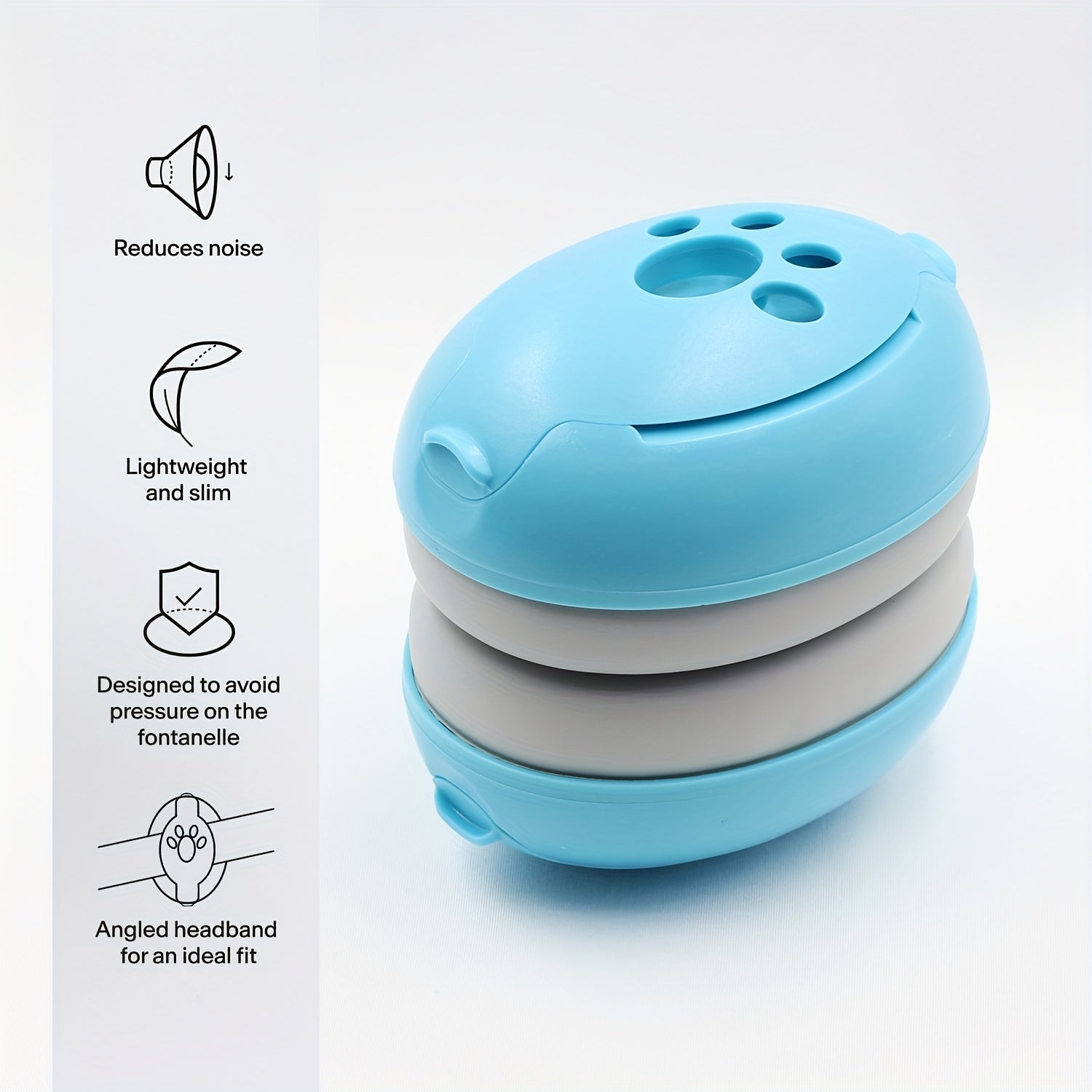 Protezione per le Orecchie dei Bambini – Riduzione del Rumore e Fascia Antiscivolo Regolabile per Attività all'Aperto