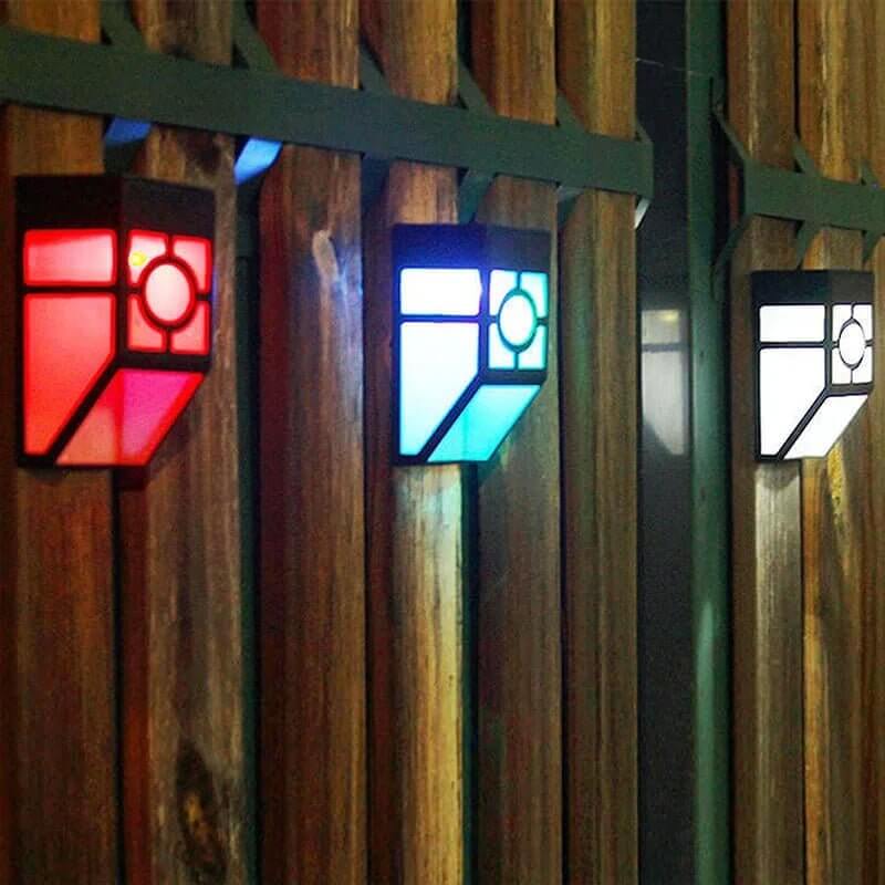 2x Lampada da Parete Solare a LED - Risparmio Energetico