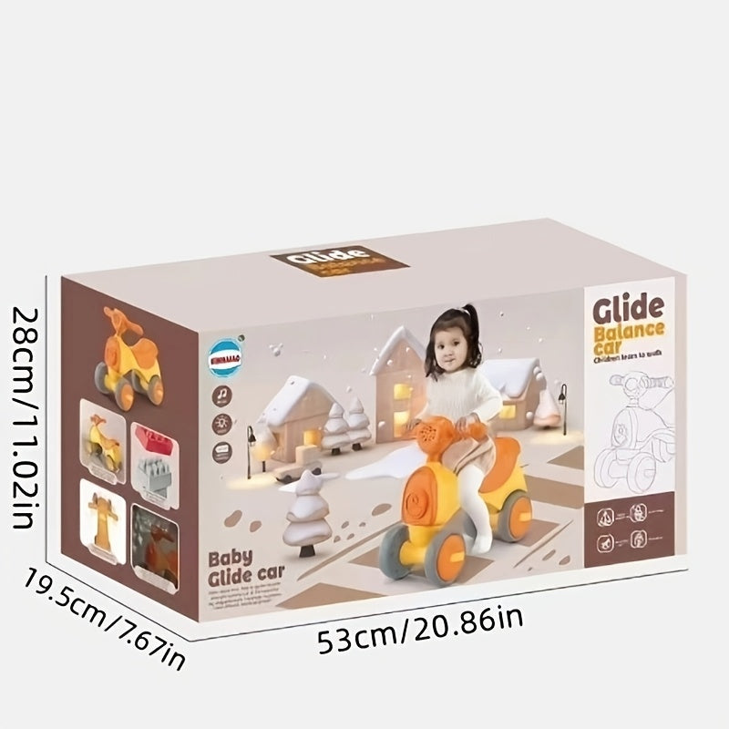 Bicicletta Equilibrio Stabile per Bambini – Imparare a Camminare e Stare in Piedi con Colori Giocosi e Sicurezza