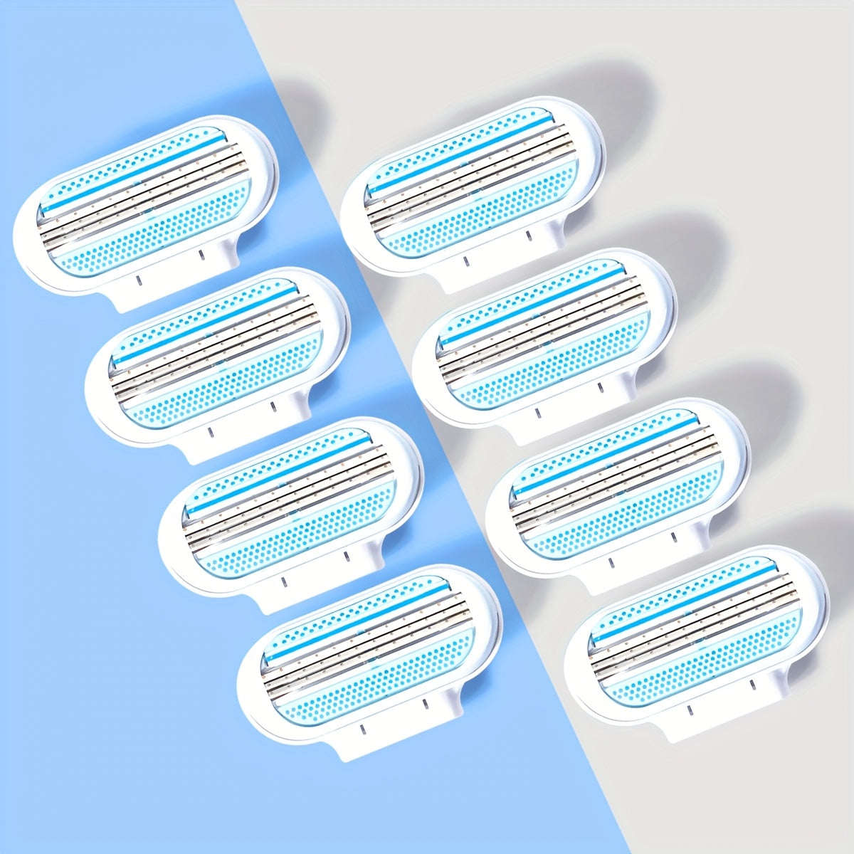 Rasoio Manuale per Donne con 8 Lame Rimovibili – Liscio e Confortevole