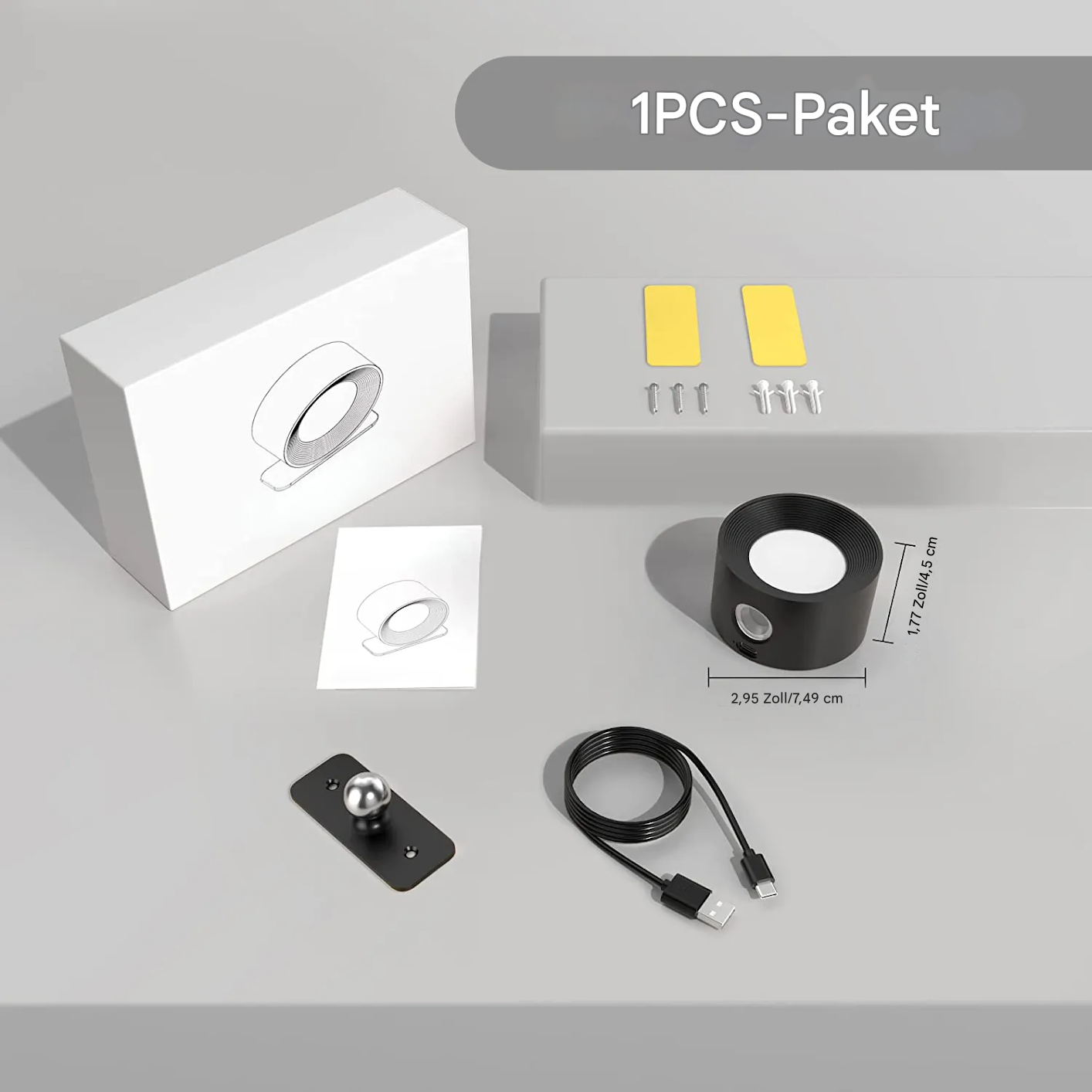 Luce da Parete Ricaricabile Senza Fili - LumoFlex