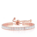 Bracciale Regolabile in Oro Rosa