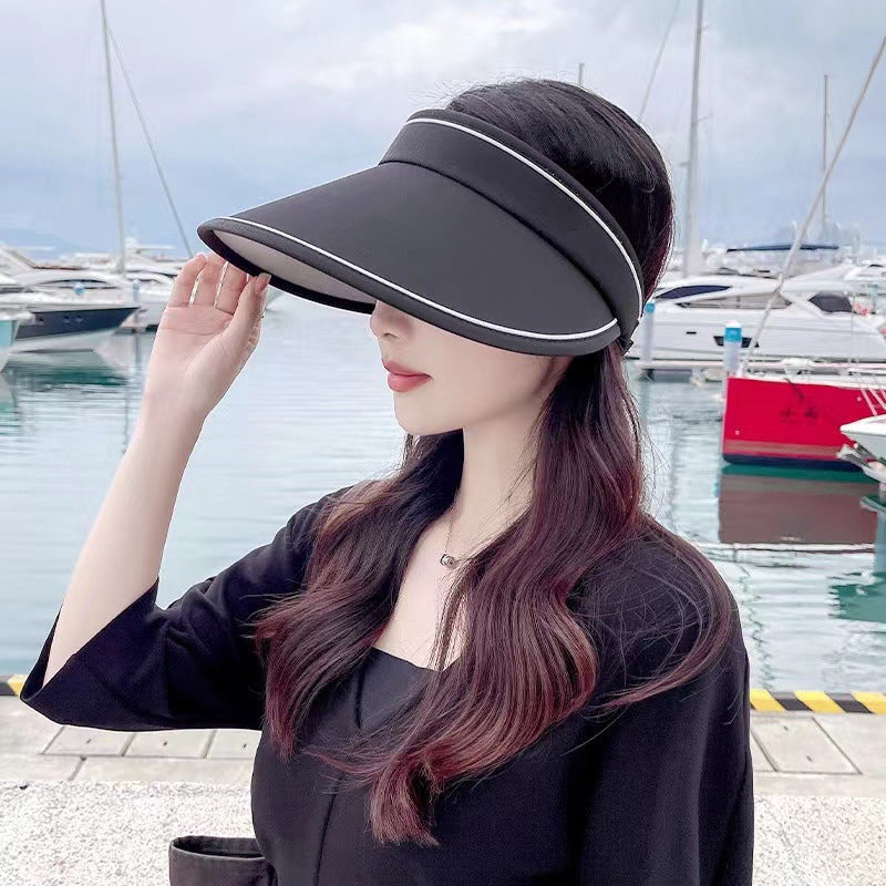 Cappello da sole arrotolabile alla moda con protezione extra – FoldSun Pro