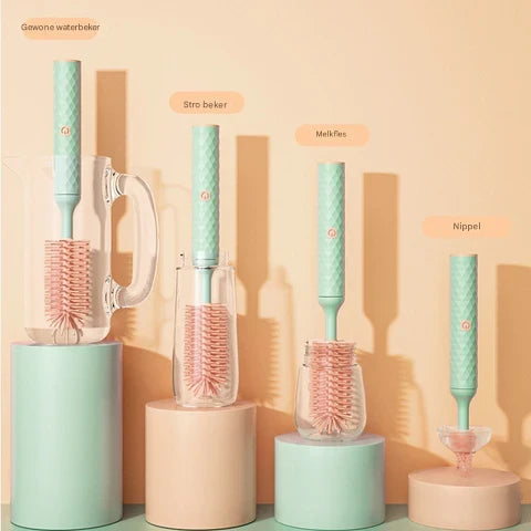 Spazzola Elettrica in Silicone per Bottiglie – BubblEase