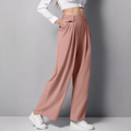 Klara | Pantalones palazzo con pliegues y bolsillos