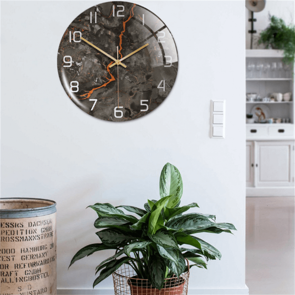 Orologio da Parete Elegante con Effetto Marmo – MarbleTime