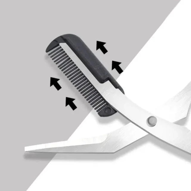 Forbici per sopracciglia con pettine – TrimLuxe