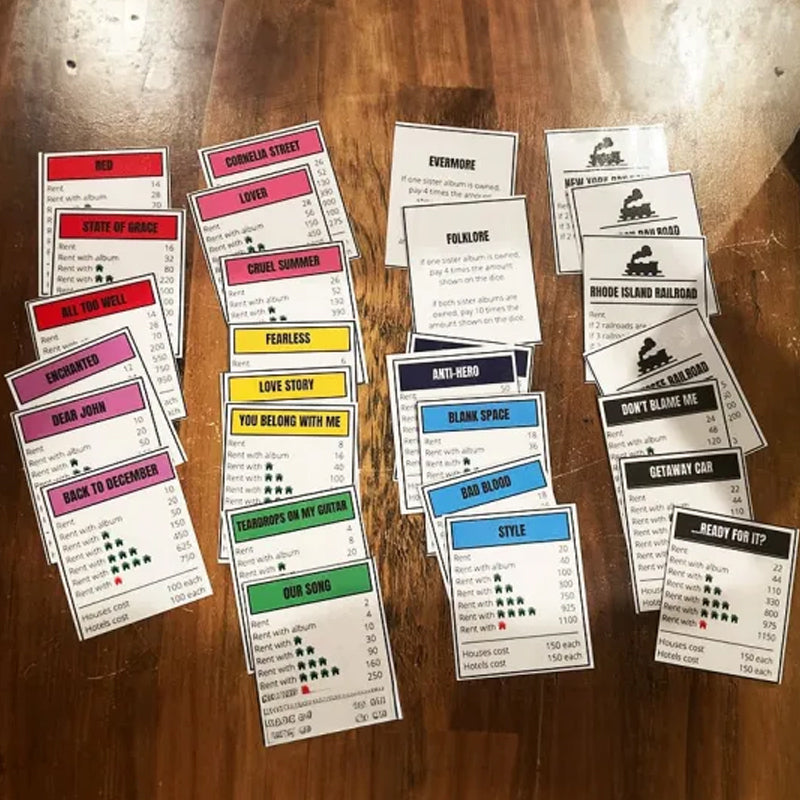 Gioco da Tavolo Basato sulla Musica con Carte Canzone e Denaro Monopoly per Serate di Gioco