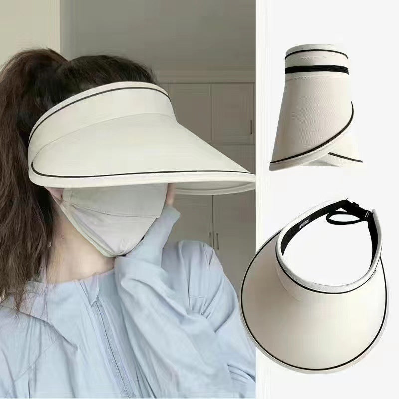 Cappello da sole arrotolabile alla moda con protezione extra – FoldSun Pro