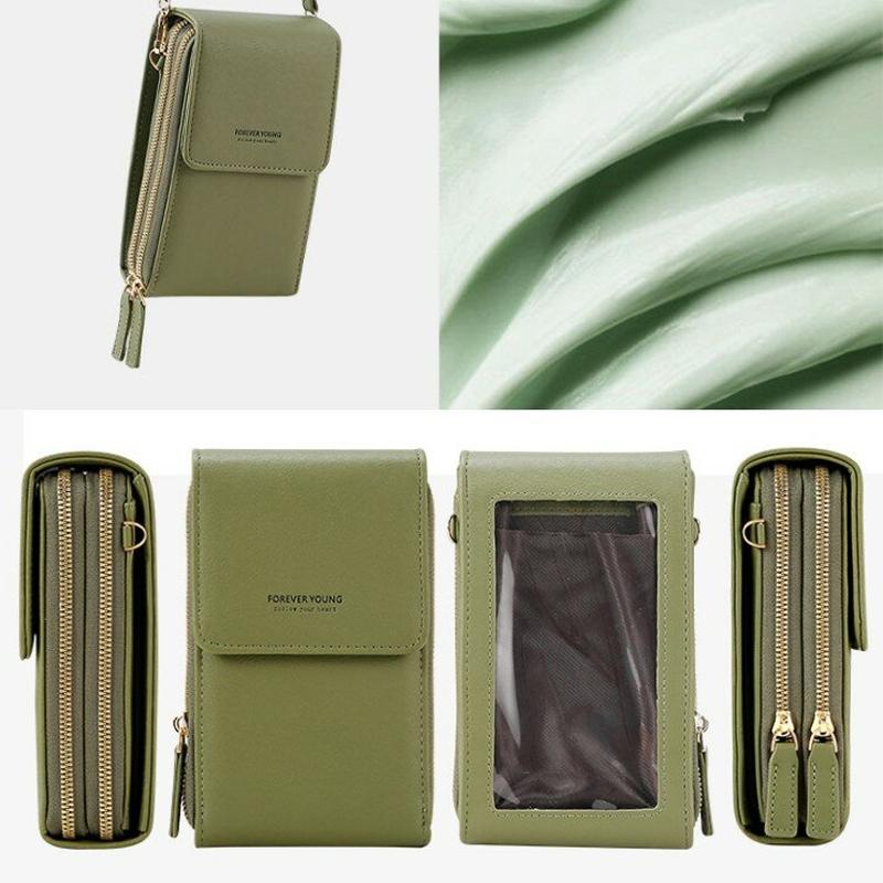 Borsa per Telefono Touchscreen con Funzione Portafoglio – Crossbody Compatta per Uso Quotidiano