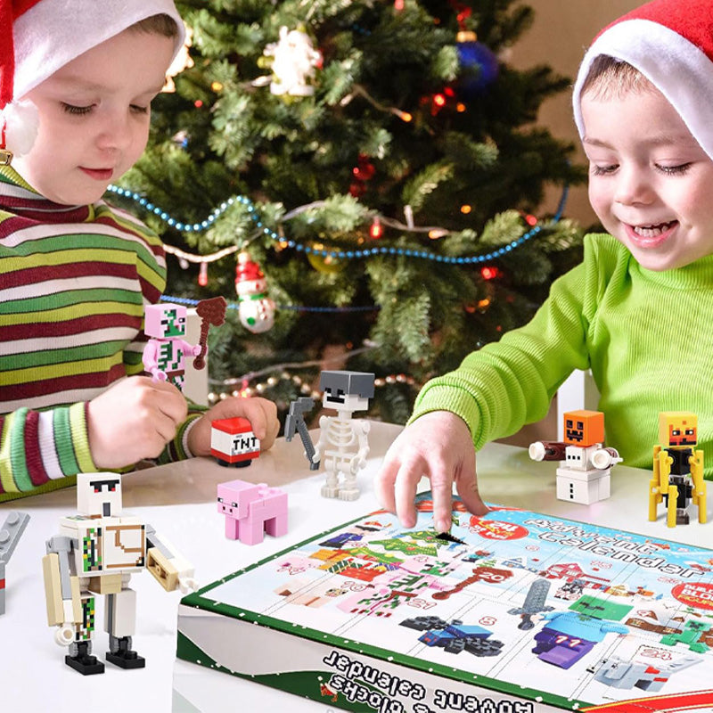 Calendario dell'Avvento CrystalBuild Elite | 29 Figure Creative per il Countdown di Natale dei Bambini