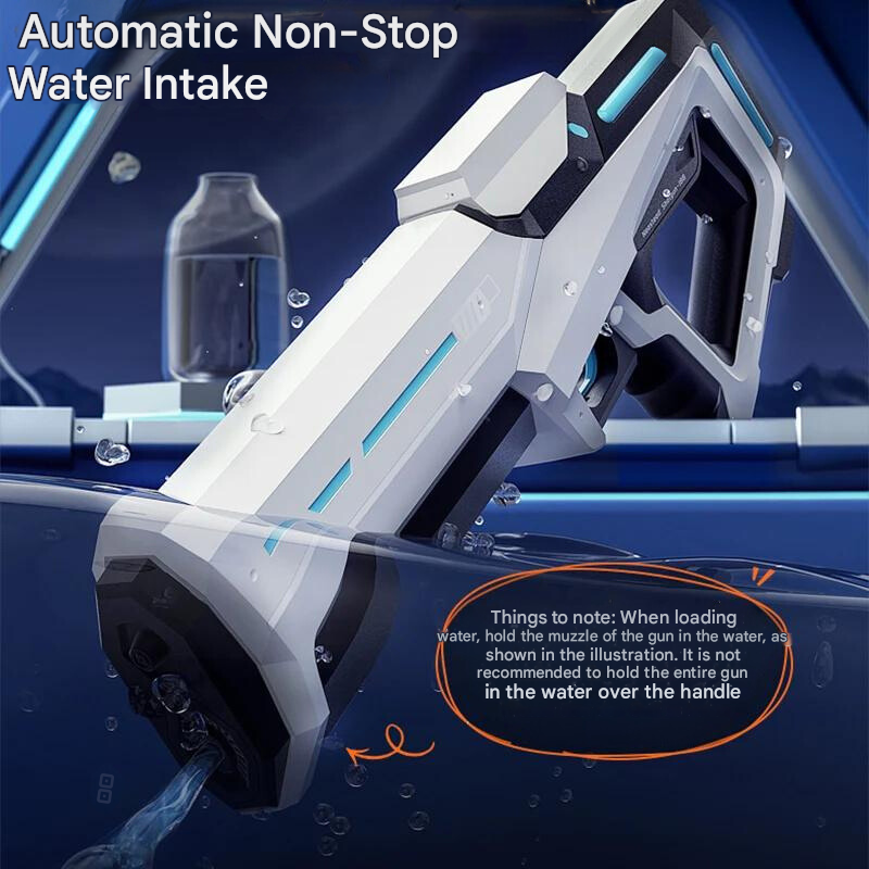 Pistola ad Acqua Automatica con Serbatoio da 1L e Portata di 10m – Divertimento Estivo Puro