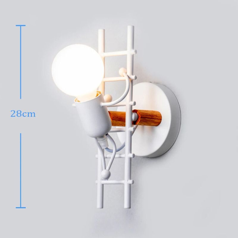 GlowClimb Designer Sconce | Lampada da parete unica per scale, ideale per camere da letto e soggiorni accoglienti