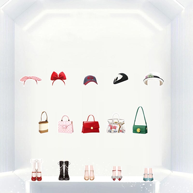 Set di Bambole Magnetiche da Vestire per Bambini con Abiti e Scatola di Stoccaggio