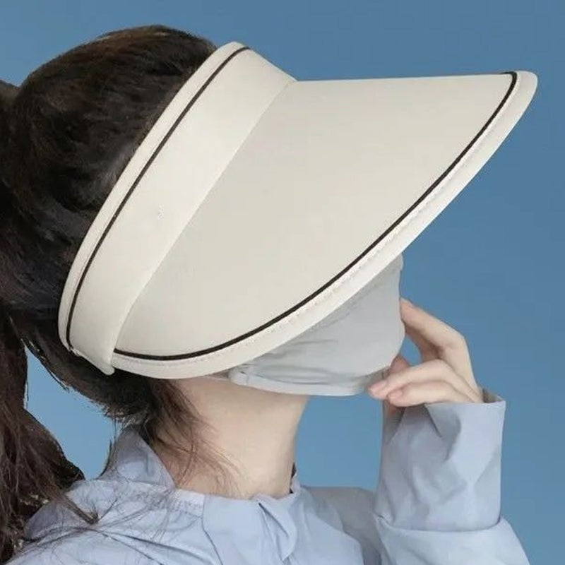 Cappello da sole arrotolabile alla moda con protezione extra – FoldSun Pro