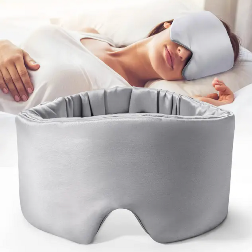 Maschera da Sonno di Lusso Realizzata in Pura Seta di Gelso – LunaPure