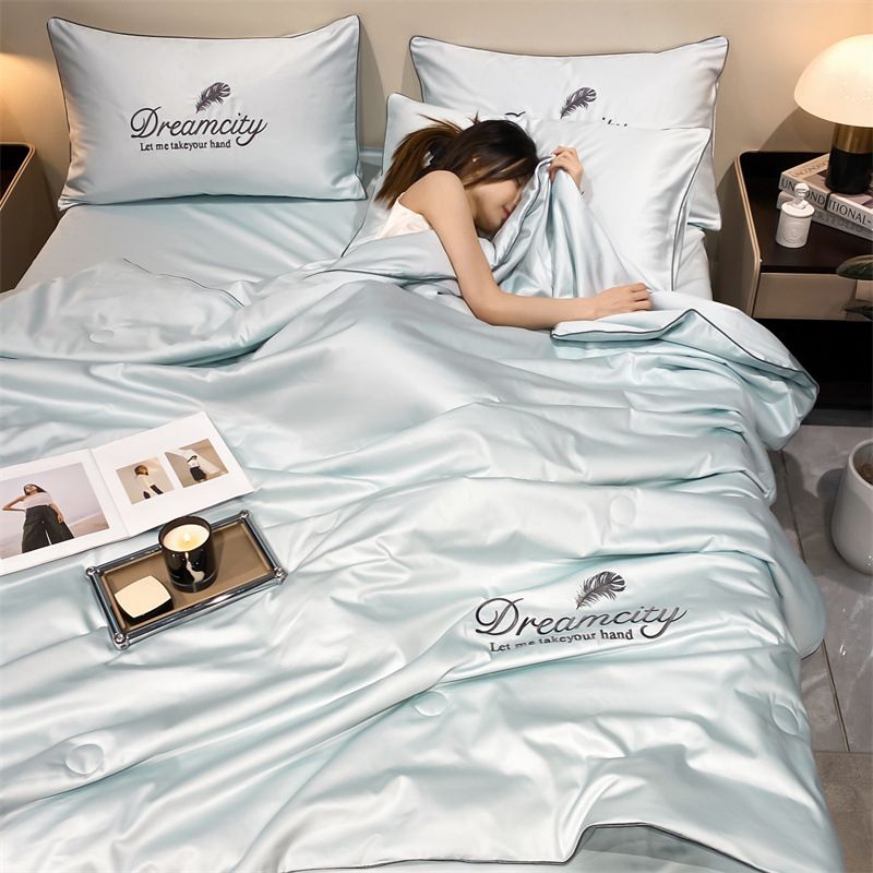 FrostEase Premium Cooling Bedding | Soluzione per il sonno leggera, traspirante e lavabile in lavatrice