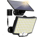Éclairage solaire extérieur 106 LED avec détecteur de mouvement